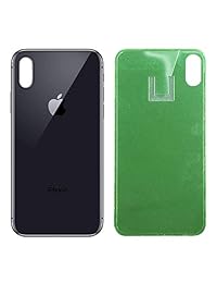 Carcasa trasera de repuesto para iPhone X de Apple con adhesivo preinstalado, para todos los modelos de iPhone X