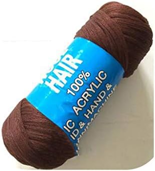 1Pc=70g Desire for Hair Yarn Brazilian Wool Hair Low Temperature Flame Retardant Synthetic Fiber for braiding,2 Coffee