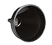 mAuto, Plastic Funnel Premium Mesh Filter Funnel w/Flexible Easy to Pour Spout Spill Free Adjustable, Black