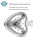 Senbowe 3 Pack Stainless Steel Tea Infuser Tea Strainer, Tea Infuser Threaded Connection 18/8 Stainless Steel with Extended Chain Hook to Brew Loose Leaf Tea& Herbal Teas- Great Gift for Tea Lovers
