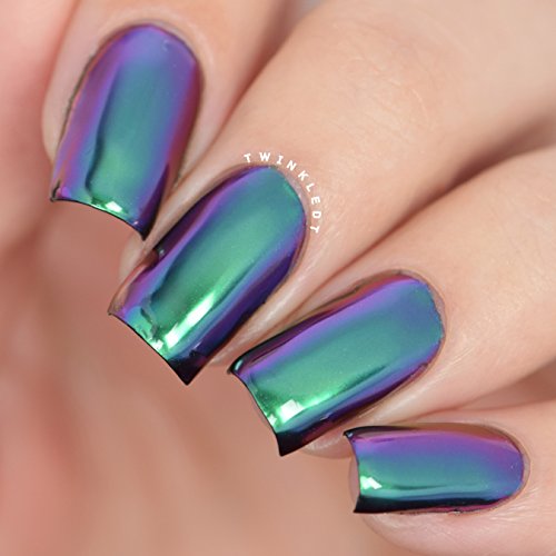 Twinkled T Nail Powder for Duochrome Nails (Trapeze Powder)