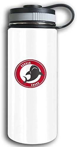 Guofulin Insulated Water Bottle Shark 550 Ml Outdoor Vacuum Thermal Hot Cold Insulation Mug Cup Camping Kettle With Wide Wouth