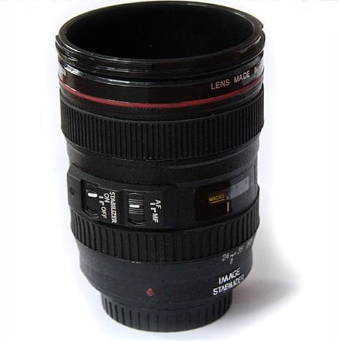HitPlay Metal Lens Coffee Cup - Black