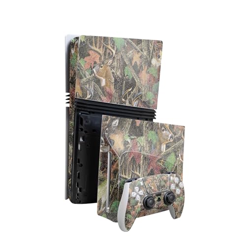 Glossy Glitter Skin Compatible with PlayStation 5 Pro Bundle + Disc Drive for P…