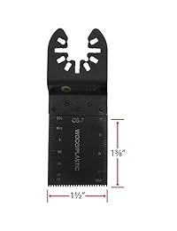 Odyssey multiherramienta oscilante 15 Blade Pack Hoja de sierra madera Plástico Metal Platino Cuchillas multiherramienta oscilante Blade Bundle (15 items)