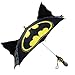 DC Comics Boys' Little Batman 'Squeeze and Flap' Fun Rainwear Umbrella, black Age 3-7