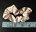 Kitsch Pro Satin Scrunchies, Hair Scrunchies for Frizz Prevention, Satin Hair Ties for Breakage Prevention and Gentle Style Preservation, 5 Pack, Ivory
