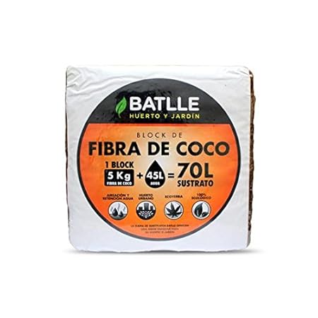 Semillas Batlle Sustrato de Fibra de Coco 180 gr: Amazon.es: Hogar