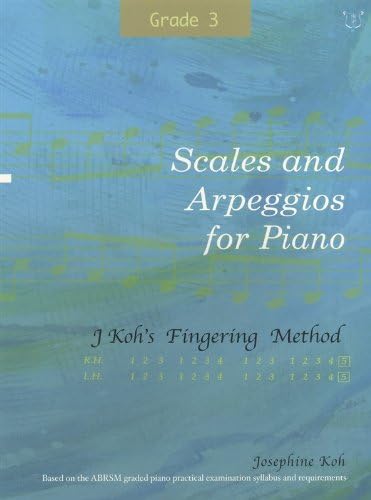 Josephine Koh Scales, Arpeggios And Broken Chords For Piano Grade 3