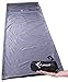Vumos Sleeping Bag Liner and Camping Sheet - Silk Like Material for Travel - Has Full Length Zipper - Gray primary