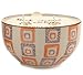 Paddywax Candles Boheme Collection Candle in Hand Painted Ceramic Bowl, 7-Ounce, Blood Orange and Bergamot