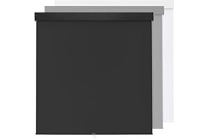 DEPHORA 100% Blackout Roller Shades Cordless Blinds for Indoor Windows,Free-Stop Window Shades Pull Down,Thermal Insulated Fabric UV Protection,Blackout Window Guard Blinds for Home,Office,Black,70" W x 72" H