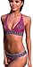 Imilan Boho Paisley Bikini Set Sexy Women Beachwear Swimsuit((US 6-8) L,2 Red)