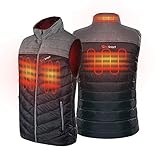 PROSmart Heated Vest Polar Fleece Lightweight Heated Waistcoat with USB Battery Pack for Men and Women (Unisex)