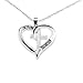 Embolden Jewelry Christian Cross Necklace | Cubic Zirconia Heart Pendant for Women | Jesus Loves | AAA CZ - Mother's Day, Easter or Christmas Gift
