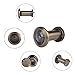 Door Viewer Peephole, 200-Degree Door Viewer with Heavy Duty Rotating Privacy Cover for 1-3/8
