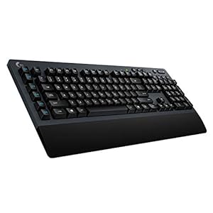Logitech G613 Wireless Mechanical Gaming Keyboard, LIGHTSPEED Advanced 1ms 2.4GHz and Bluetooth Wireless, Romer-G…