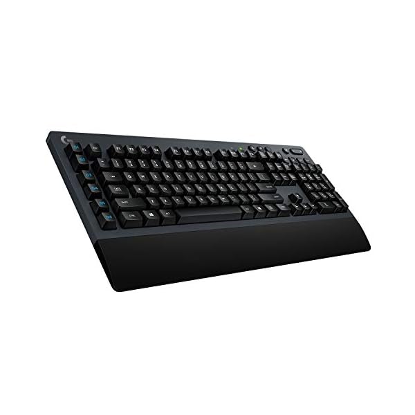 Logitech G613 Wireless Mechanical Gaming Keyboard, LIGHTSPEED Advanced 1ms 2.4GHz and Bluetooth Wireless, Romer-G…