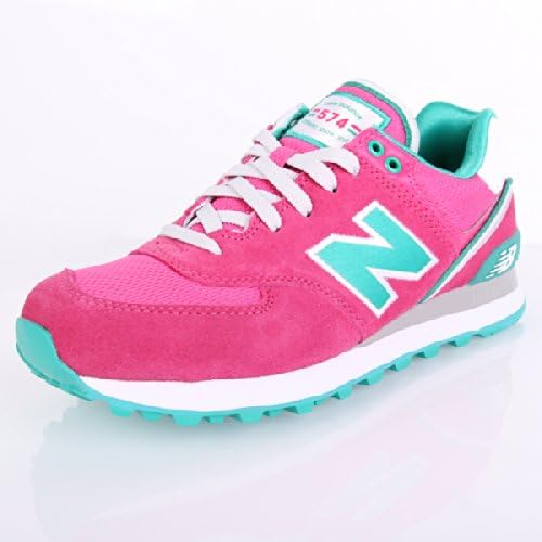 New balance 574 blue and pink 