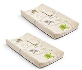 Summer Infant Ultra Plush Changing Pad Cover, Safari, 2 Count