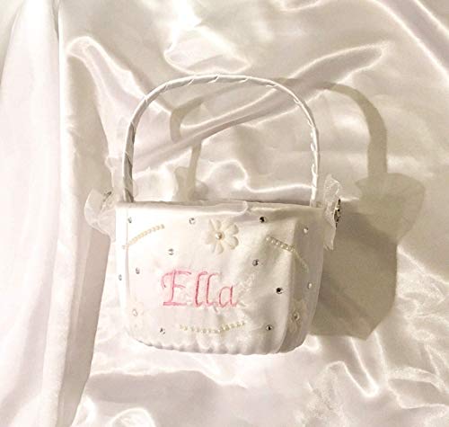 personalised flower girl bag