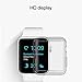 iwatch 42 mm Screen Protector, TIRIO iwatch 3 Screen Protective Case TPU hd Clear All-Around 0.3mm Ultra-Thin Soft High Transparency Full Cover Protector for New Apple Watch Series 3/2/1 42mm（2017）