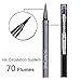 Eyeliner, Waterproof Liquid EyeLiner, Blackest Black, High-tech Ink Circulation System by HeyBeauty