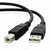 HP PSC All-in-One Printer USB 2.0 Cable Cord A-B 10 feet - Black