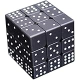 3x3x3 Speed Cube 3D Relief Effect Sudoku Braille Magic Cube Puzzle,IQ Reasoning Games Puzzles Special for The Blind Person,Weak Vision, 5.6cm/2.2