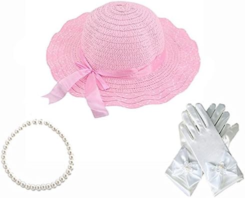 GILAND Girls Tea Party Dress Up Roleplay Play Set (Pink)
