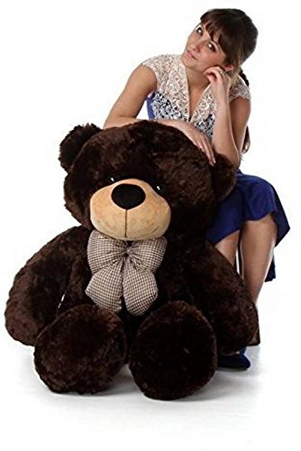 AVS Stuffed Spongy Soft Teddy Bear (Chocolate, 6 Feet)