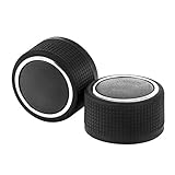 DEDC Pair Rear Audio Radio Control Knob Button Replacement Fit For 07-13 Chevy Tahoe Silverado Suburban GMC Sierra Yukon Cadillac Buick