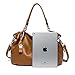 BOSTANTEN Leather Handbags Tote Purses Shoulder Crossbody Bags for Women Coffee