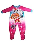 Paw Patrol Sky, Everest, and Marshall Little Girls Footed Blanket Sleeper Pajama (3T)