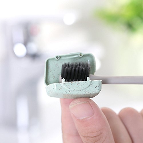 Clothful 4 PCS Set Portable Travel Toothbrush Cover Wash Brush Cap Case Box - Thumbnail 4