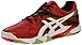 ASICS Men's Gel-Cyber Sensei Volleyball Shoe, Cherry Tomato/White/Black, 6 M US