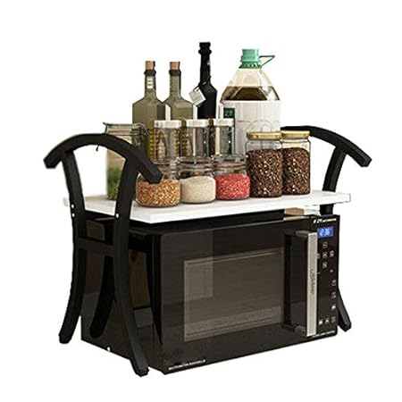 Estante de microondas montado en la pared, estante de la cocina ...