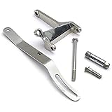Small Block Chevy Upper Alternator Bracket, Chrome