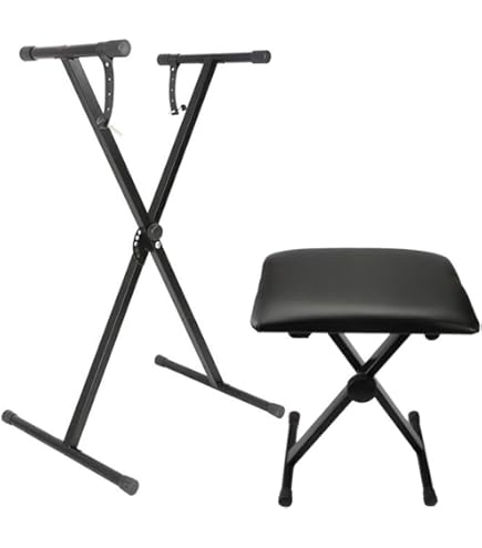 Amazon.com - Ktaxon Single X Keyboard Stand and Bench Set