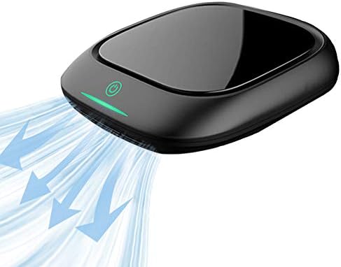 車載空気清浄機 イオン発生器 車用 脱臭機 活性炭 Air Purifier 3層フィルター エアフレッシュナー 軽量 細菌 ウイルス 煙 花粉 Pm2 5 有害な化学物質など除去 エアインテリジェントな検出 静音 ブラック