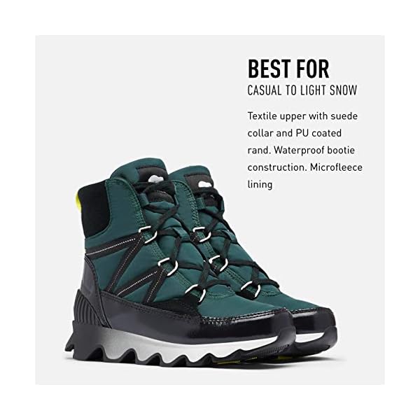 sorel kinetic sport ankle boots in white