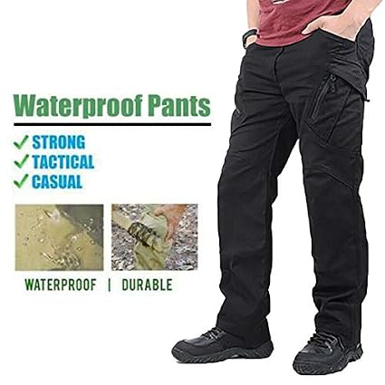Modaily Pantalones Largos Impermeables de Trabajo para Hombres con  Bolsillos Pantalones Sueltos Salud ocupacional y productos de seguridad  Industria, empresas y ciencia futakuchi-hakata.com