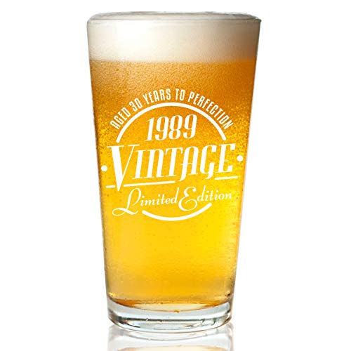 2 Vintage+Birthday+Anniversary+Elegant+Glasses