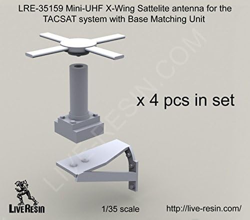 Live Resin 1:35 Mini-UHF X-Wing Antenna for TACSAT System W Base Unit #LRE35159