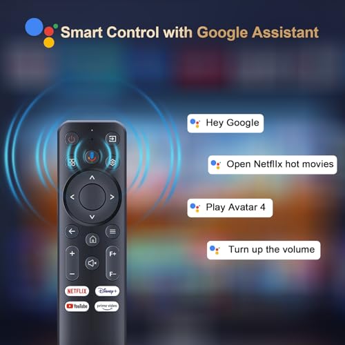 [Built-in Apps/GoogIe TV] Smart Projector 4K Supported, Goiaey C26 Mini Projector with HDR 10, WiFi Cast, GoogIe Voice, Native 1080P Portable Projector for Outdoor Movie/Home Theater