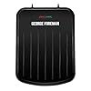 George-Foreman-25800-Small-Fit-Grill-Versatile-Griddle-Hot-Plate-and-Toastie-Machine-with-Speedy-Heat-Up-and-Easy-Cleaning-Black George Foreman 25800 Small Fit Grill - Versatile Griddle, Hot Plate and Toastie Machine with Speedy Heat Up and Easy…