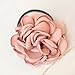 LOVEF Jewelry Women Girl 6pcs（Mixed Color Cloth Rose Flower Design Ponytail Holders Hair Tie Assorted Rope Rubber Bands Accessories
