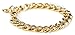 Benevolence LA Gold Bracelets for Women, Gold Chain Bracelet, Celebrity-Approved Gold Link Bracelet, Gifts for Mom, Cuban Link Bracelet Gold Charm Bracelet 14k Gold Plated Bracelet