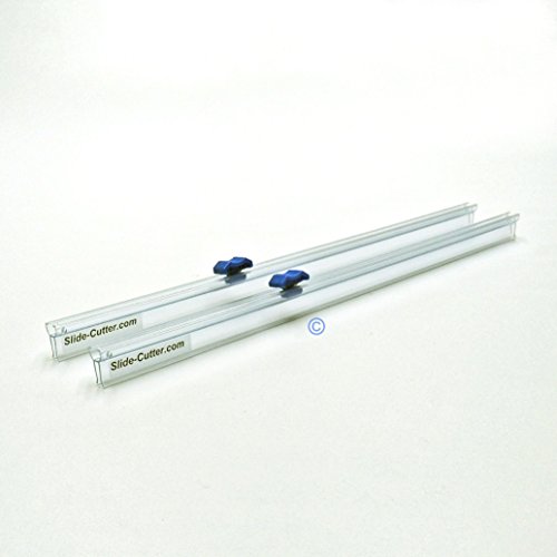 Two (2) Plastic Wrap 12" Slide Cutters Stretch Cling Film Cutter