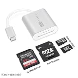 USB-C SD Card Reader,ITD ITANDA Aluminum Superspeed Micro SD/TF USB Type C Card Reader Compatible for MacBook Pro/Air/iMac 17/18/19,Surface Book, DELL Venue Pro,Yoga 900S,Chromebook
